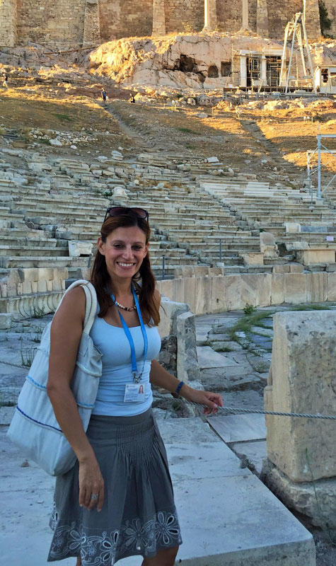 En el teatro de Dioniso